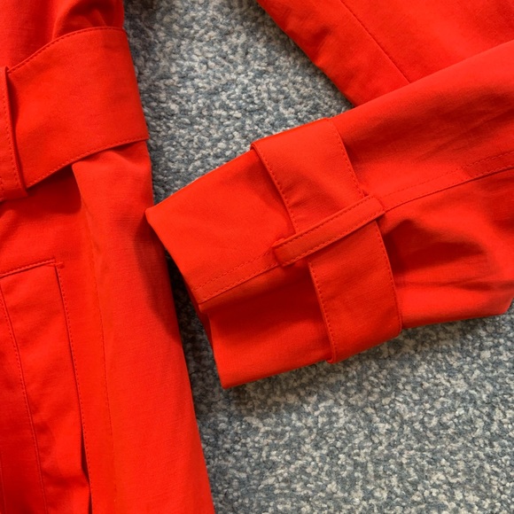 Worthington Orange Red Pea Coat - Picture 5 of 7